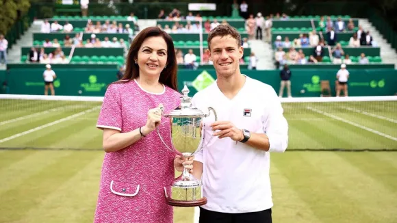 Nita Ambani presents inaugural Reliance Foundation ESA Cup at The Boodles tennis