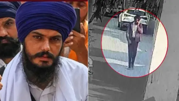 Amritpal Singh seen in jacket, trousers in fresh CCTV footage from Patiala