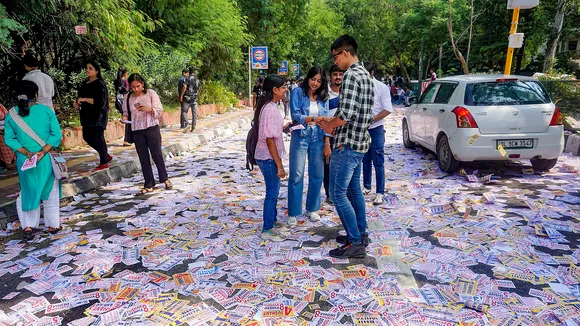 Counting of votes in Delhi University Students Union election begins