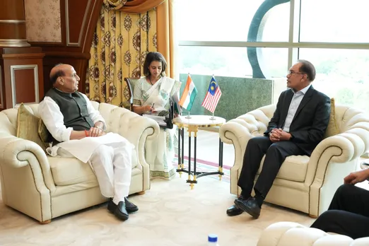 Defence Minister Rajnath Singh discusses deepening of bilateral ties with Malaysian PM Anwar Ibrahim
