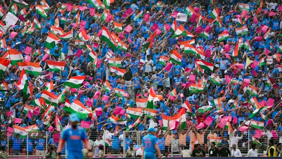 Fans from across the world descend on Narendra Modi Stadium for India-Pak match
