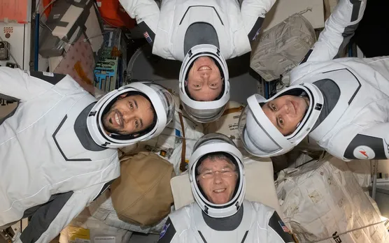 Four astronauts return to Earth in SpaceX capsule after six-month stay at ISS