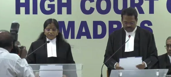 Victoria Gowri sworn in as Additional Judge of Madras HC