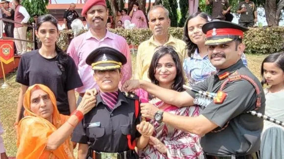 Galwan hero's wife Rekha Singh becomes Army officer; posted to eastern Ladakh