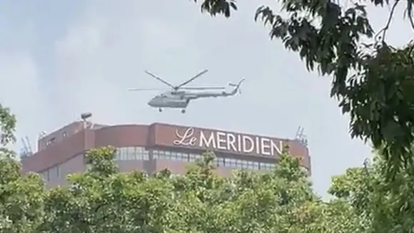 Delhi Police conducts helicopter slithering exercise ahead of G20 Summit