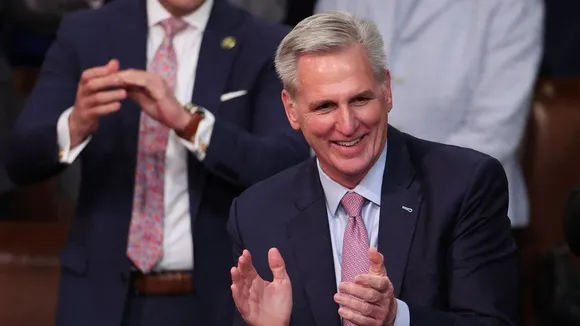 Republican Kevin McCarthy elected House Speaker in 15th round of votes