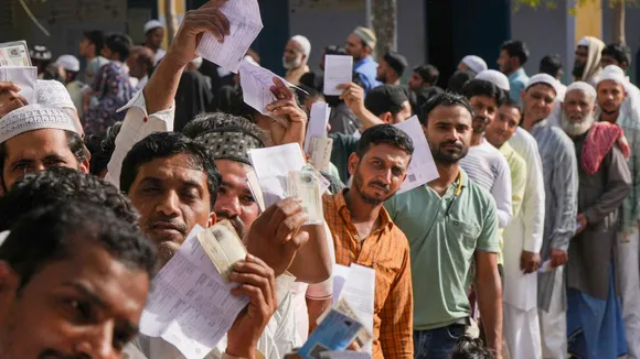 Lok Sabha polls phase 1: Estimated voter turnout at 3 pm 49.78%, says EC
