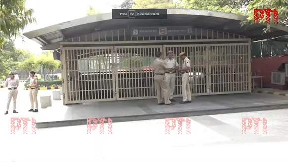 AAP protest: Security beefed up around PM's residence, Lok Kalyan Marg metro station shut