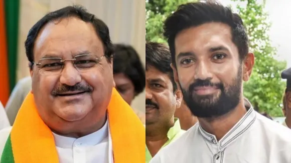 J P Nadda writes to Chirag Paswan to join NDA meeting on July 18