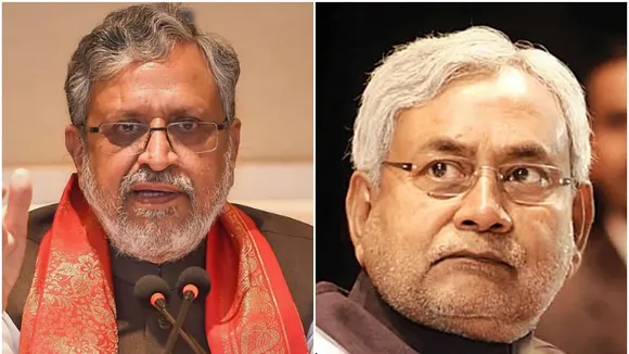 Nitish's ties with INDIA bloc worsen, Sushil Modi hints at opening of doors