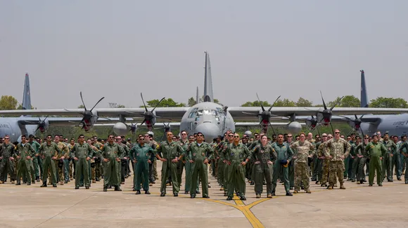 Indian, US fighter jets take part in joint exercise at Bengal's Kalaikunda