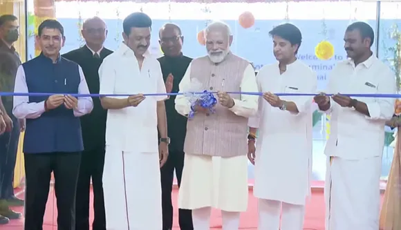 PM Modi inauguates Chennai airport's new terminal building