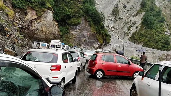 Badrinath National Highway blocked following landslides