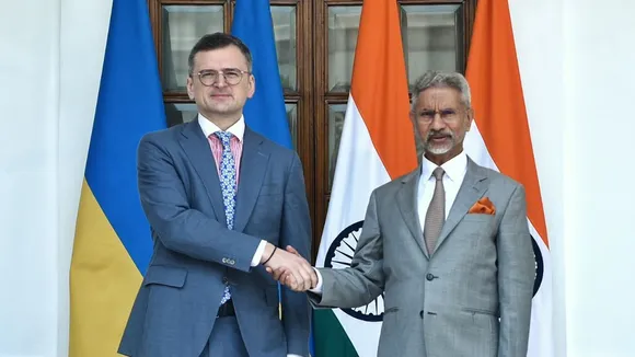 EAM S Jaishankar meets Ukranian counterpart Dmytro Kuleba