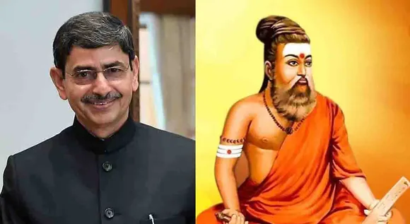 TN Governor pays floral tributes to Thiruvalluvar in saffron attire; CM says no one can 'smear' poet