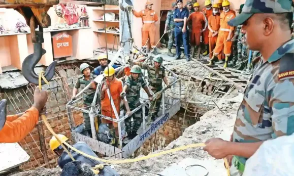 Indore temple tragedy: Protesters condemn demolition, say will rebuild structure at site