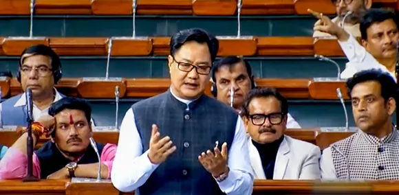 PM's thinking is pure like Ganga, no one can stain it: Kiren Rijiju to Oppn in Lok Sabha