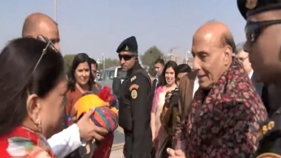 Central BJP observers led by Rajnath Singh arrive in Jaipur for legislature party meet