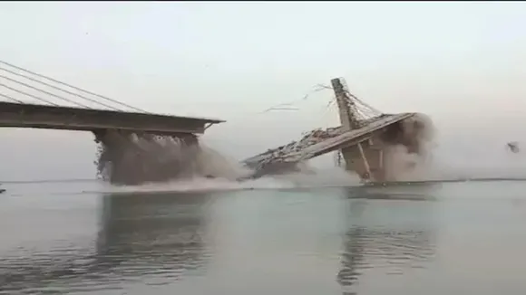 Bihar bridge collapse: Company show caused; exec engineer suspended