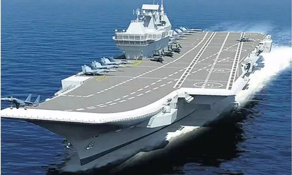 India Navy conducts mega operation involving two aircraft carriers, 35 combat jets
