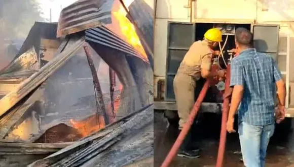 69 shops completely gutted in fire in Odisha's Keonjhar