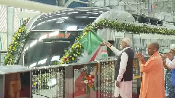 PM flags off first train of Delhi-Meerut RRTS service