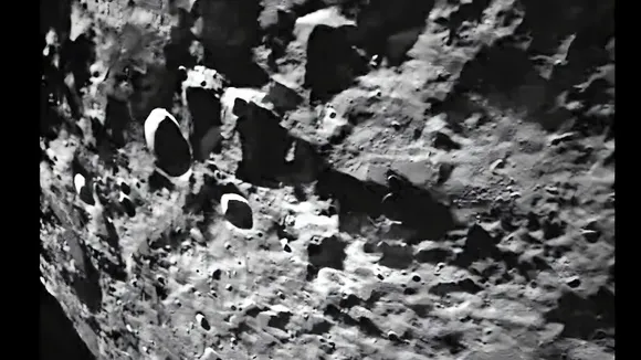 ISRO releases images of the Moon captured by Chandrayaan-3's Lander