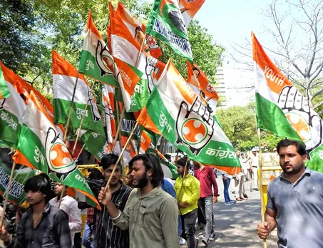 Youth Congress stages demonstration against Centre over 'rising inflation'