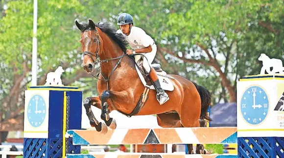 Ashish Limaye tops in eventing dressage category, India 3rd