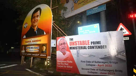 'The unstable PM contender': posters targeting Nitish Kumar surfaces in Bengaluru