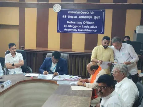 Karnataka CM Basavaraj Bommai files nomination from Shiggaon