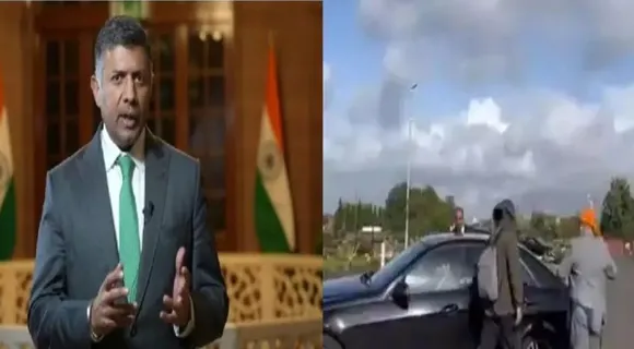 Indian High Commissioner's gurdwara visit blocked in Scotland by pro-Khalistan extremists
