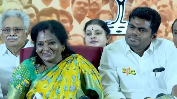 Tamilisai Soundararajan rejoins BJP in presence of K Annamalai ahead of LS polls