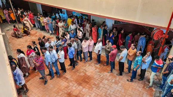 LS polls: Nearly 42% voter turnout in Karnataka's 14 constituencies till 1pm
