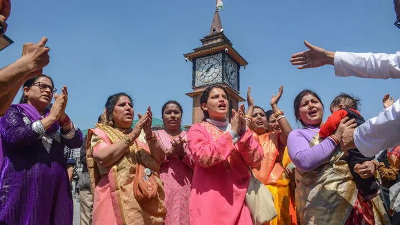 Ram Navami Shobha Yatra to Lal Chowk in Srinagar