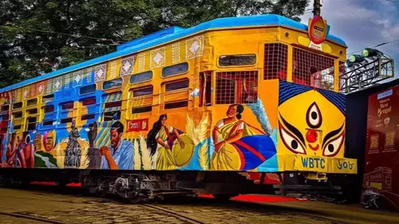 Kolkata tram to sport a design makeover to reflect Durga Puja spirit