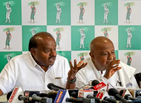 H D Deve Gowda defends party's alliance with BJP, says it is to save his party