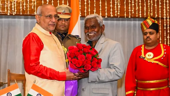 JMM's Champai Soren takes oath as chief minister of Jharkhand