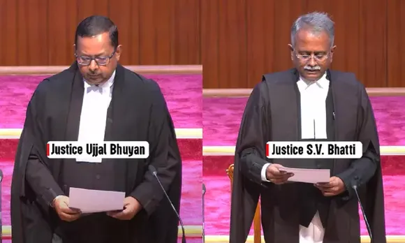 SC gets two new judges, CJI administers oath of office to Justices Bhuyan and Bhatti