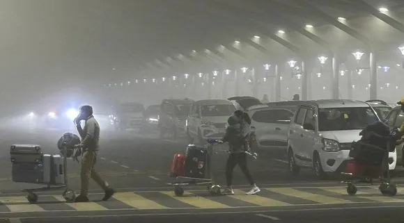 Delhi airport sees 4 flight diversions due to bad weather