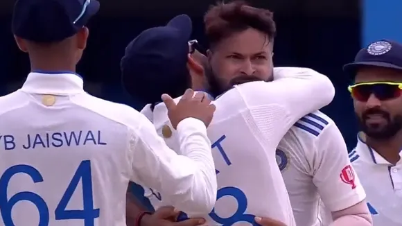 It was surreal feeling when Virat bhai hugged me after my maiden Test wicket: Mukesh Kumar
