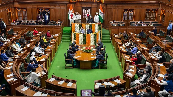 Delhi Assembly adjourned for day over AAP MLAs' protest against stalling of water bill scheme