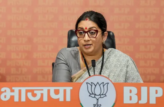 Support BJP candidates in civic polls for unhindered development: Smriti Irani asks UP voters