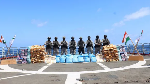 Indian Navy seizes 940 kg of contraband narcotics in high seas