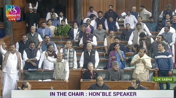 Lok Sabha adjourned as opposition protests over various issues