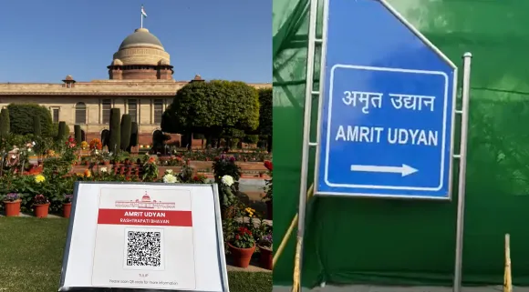 Rashtrapati Bhavan's Mughal Gardens renamed as Amrit Udyan