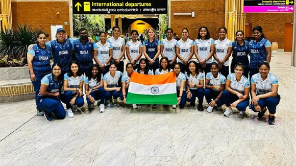 Indian women's hockey team leaves for Asian Games