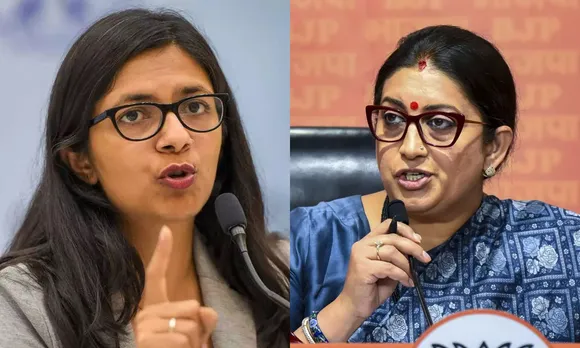 'She doesn't get angry over violence against Manipuri women, Bilkis Bano case': Swati Maliwal on Smriti Irani