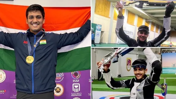 Indian 10m air rifle team clinches gold with world record score