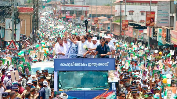 Kerala CM slams Congress over absence of their and IUML flags in Rahul Gandhi's roadshow